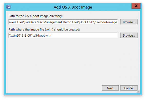 Adding a Boot Image